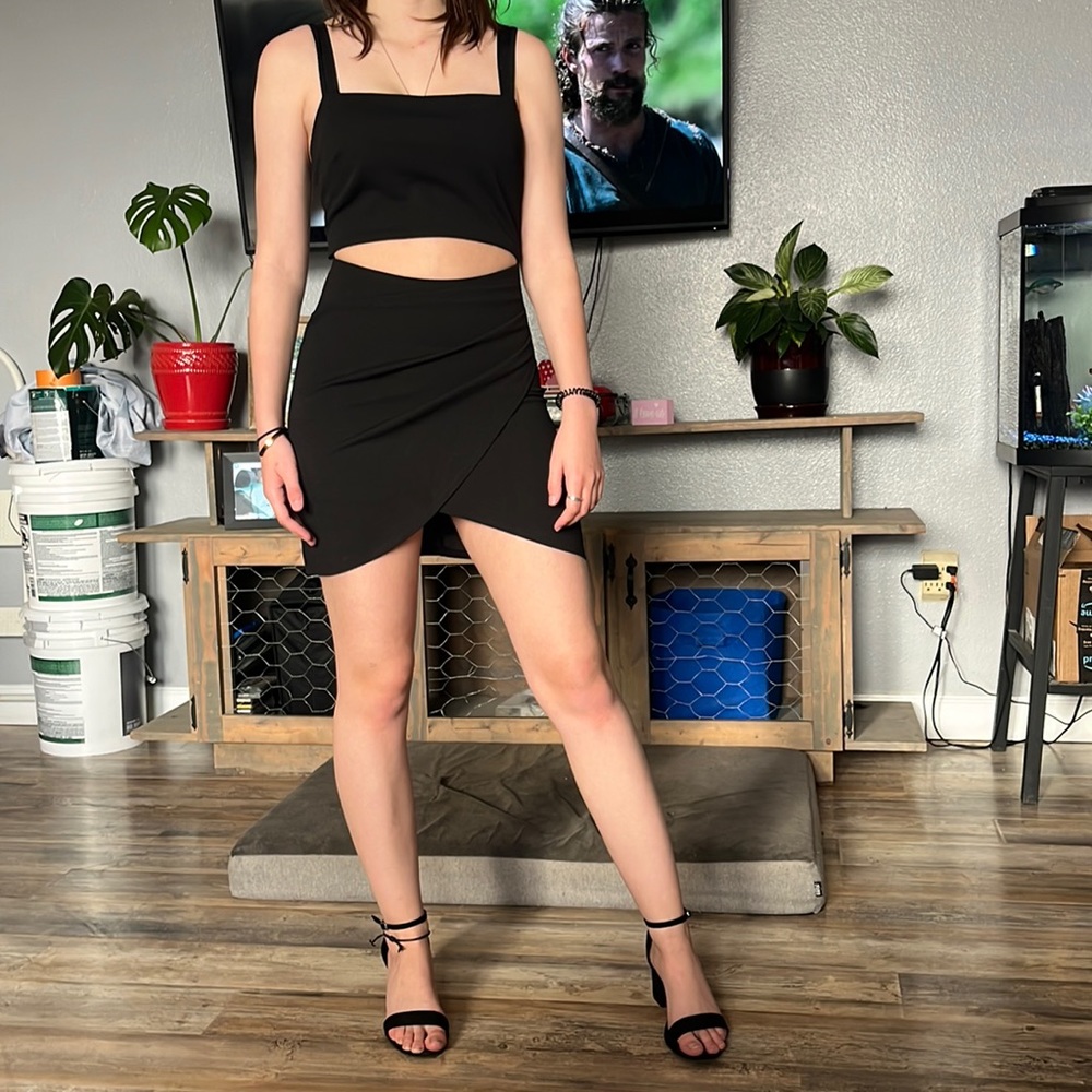 Sexy Black Mini Dress